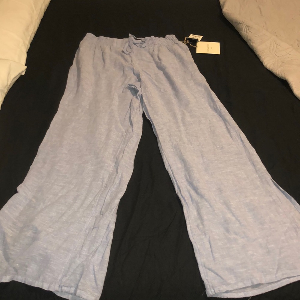 Sky blue beach pants